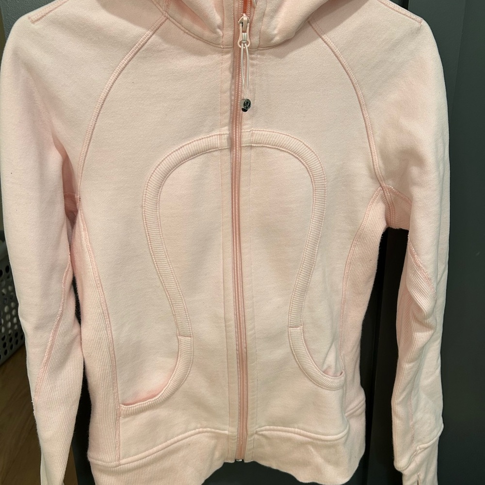 Lululemon Athletica Soft Pink Scuba Hoodie